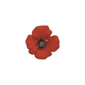 Picture of Passion Poppy Small Brooch 2.5cm diameter