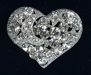 Picture of Silver Heart Brooch