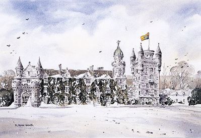 Picture of Late Snow at Balmoral 55cm x 42cm