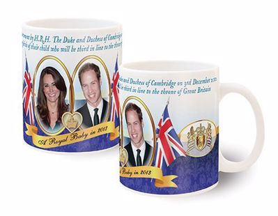Picture of Royal Baby Announcement Mug (blue)