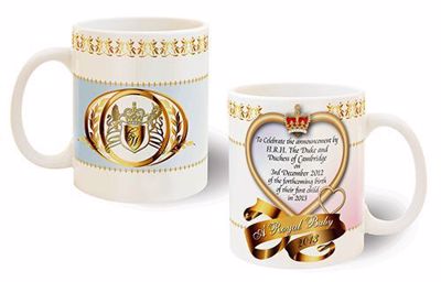 Picture of Royal Baby Announcement Mug (pink)