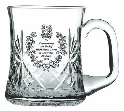 Picture of Royal Scot Cystal Birth of Prince George Tankard