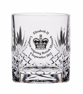 Picture of Royal Scot Cystal Longest-reigning Monarch 2oz Tot Glass