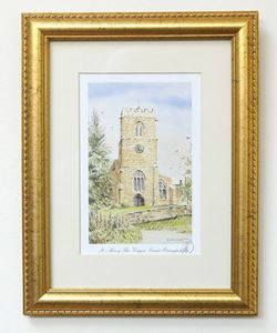 Picture of St Mary the Virgin, Great Brington Framed Print